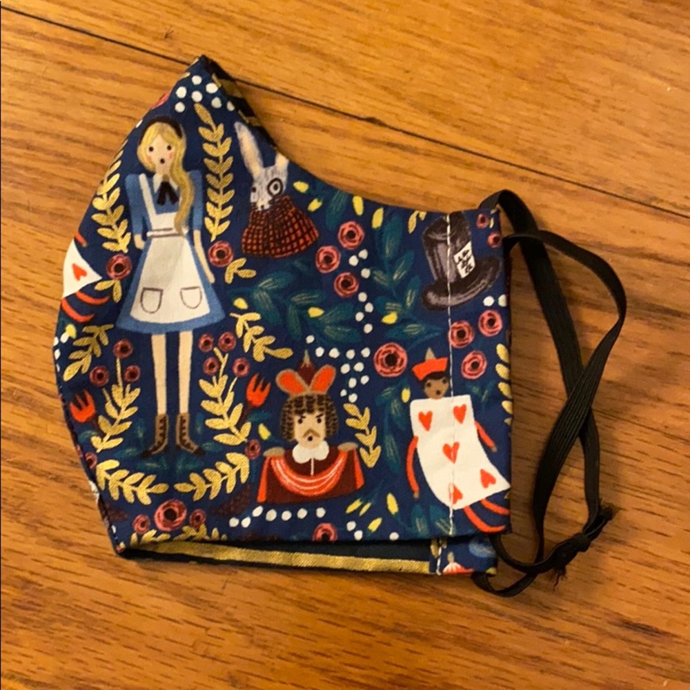 Rifle Alice in Wonderland Fabric Face Mask
